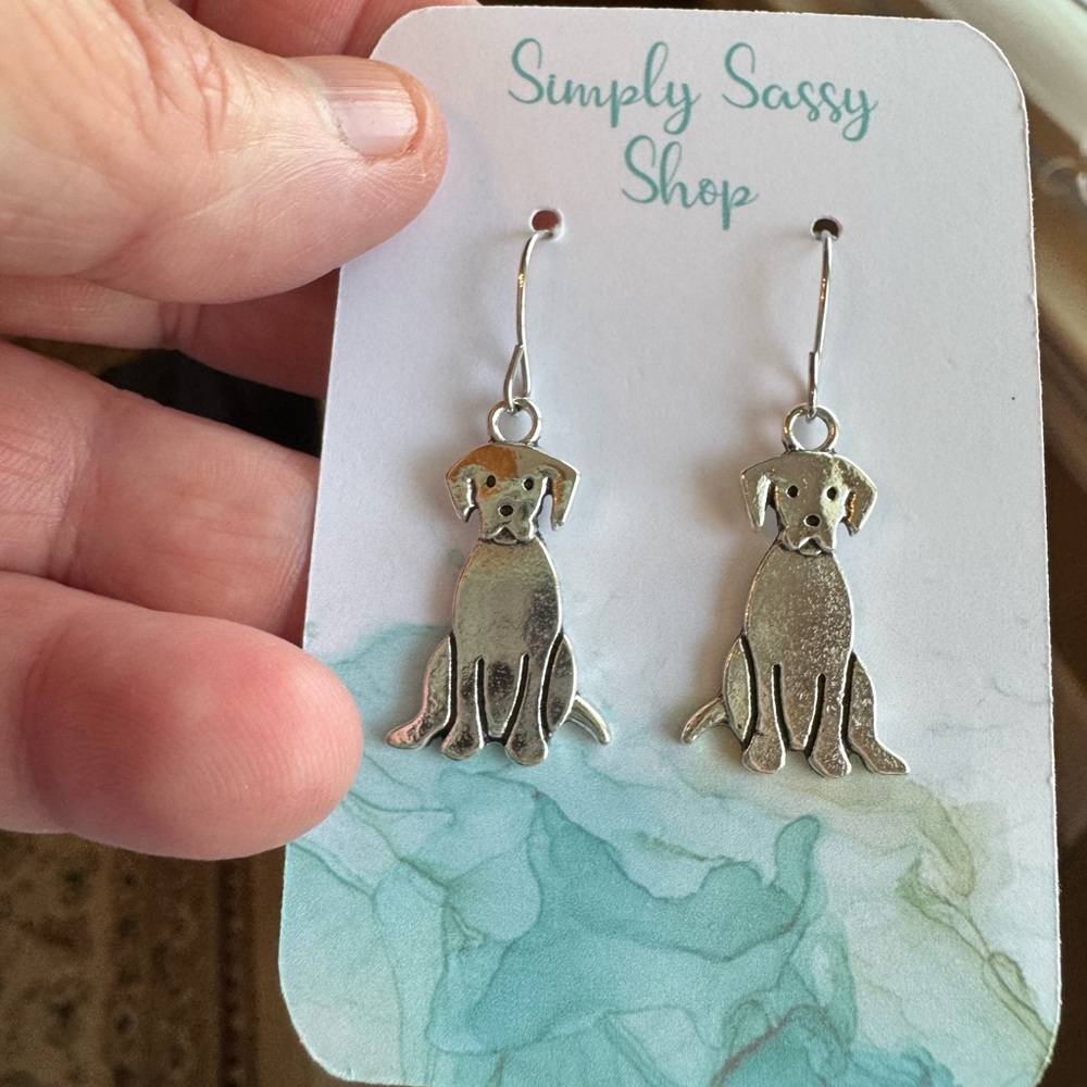Simply Sassy Shop Dog Earrings